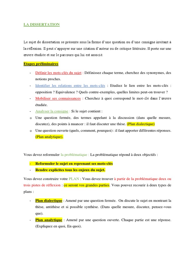Dissertation Pdf Romans Dialectique