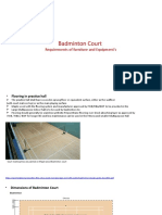 Badminton Court Case Study