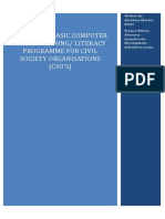 Computer Skills Training Report 2012