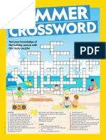 Summer Crossword Primary Resource