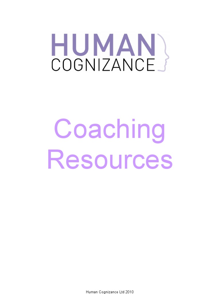 Coaching Framework and Tools Guide | PDF | Goal | Empathy
