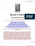 Reader's Guide: The Mind of The South - W. J.