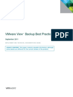 Vmware View Backup Best Practices White Paper