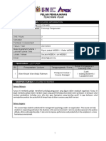 Teaching Plan JOW 460 2021 2022 Portal