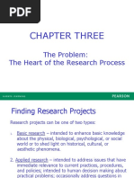 Chapter 3 - The Problem - The Heart of Research Process