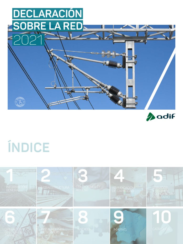 DR Adif 2021 Mapas RFIG V0 | PDF | Transporte ferroviario ...