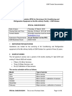 RFQ 5446-25-03-2019 - Servicing of Refrigeration Equiment