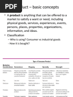 Global Marketing Mix - Product