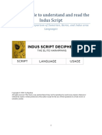 A User Guide to Understand and Read The Indus scripts