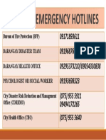 emergency hotlines