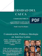 Comunicación, politica e ideologia en America Latina (Adaptación texto Omar Rincón)