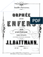 M 6p J L Battmann-Offenbach Petite Fantaisie Sur 'Orphée Aux Enfers'