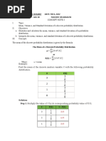 DLP 3 (Finding The Mean, Variance, and Standard Deviation of Discrete Probability Distributions)