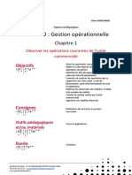 1- Observer Les Opérations Courantes Dans l&#039;Unité Commerciale Vdef