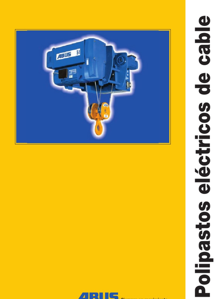 GRUA_Polipastos eléctricos de cable | Relay | Gear abus cable wiring diagram 