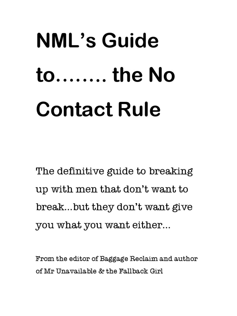 the-no-contact-rule | Self Concept | Feeling the-no-contact-rule | Self Concept | Feeling
