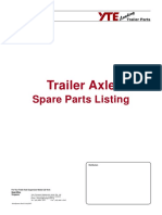 Trailer Axle Spare Parts Listing