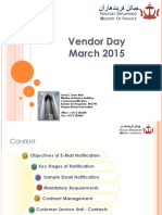 Tafis Vendor Briefing 2015 Slides