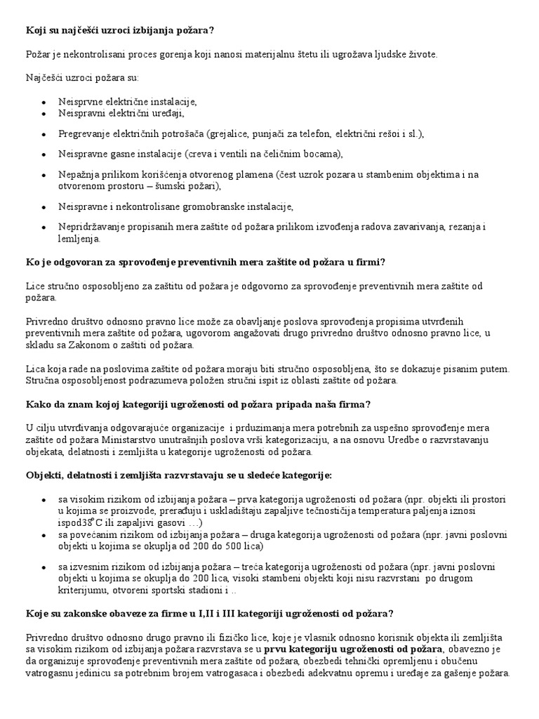 ПИТАНЈА ЗА ЗОП | PDF