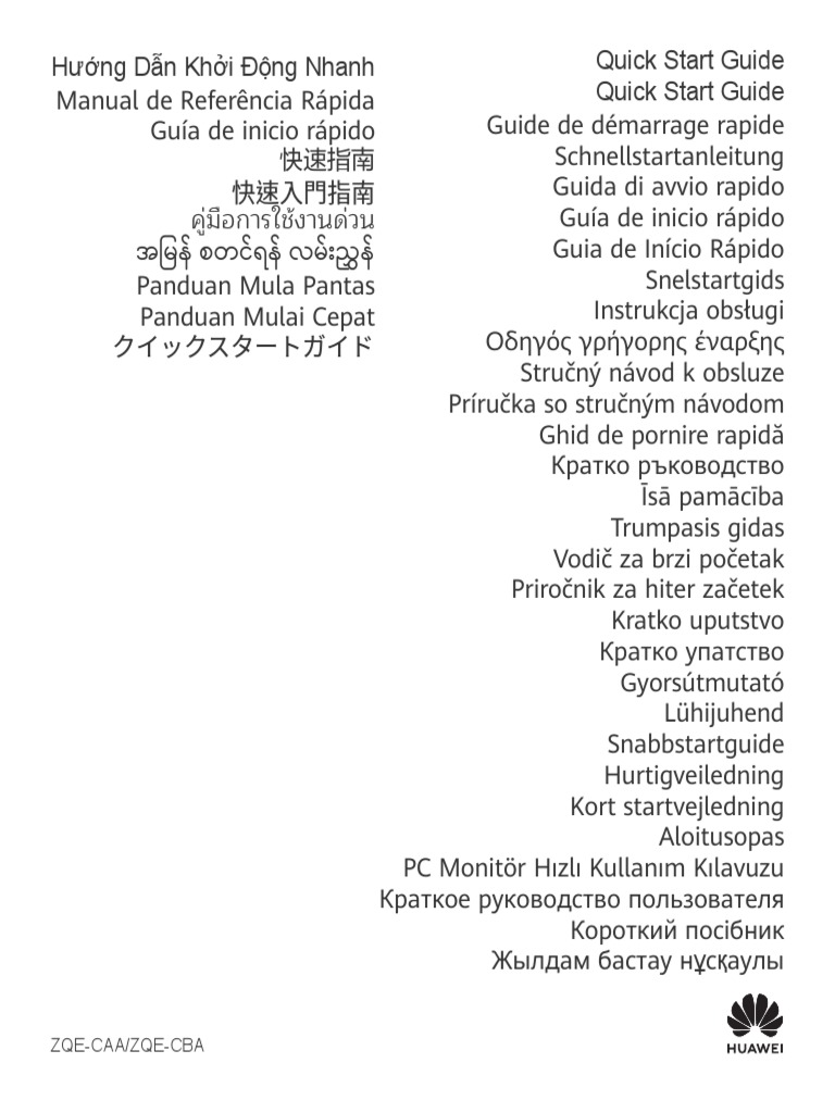 HUAWEI MateView GT Quick Start Guide - (01, En-Us, Zhuque) | PDF | Ac ...