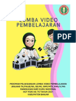 Pedoman Lomba Video Pembelajaran HUT PGRI Dan HGN 2021 Kab Banjar
