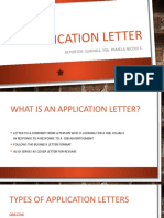 Application Letter Report