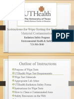 Instructions for Wipe Testing for Radioactive Material Contamination 2018