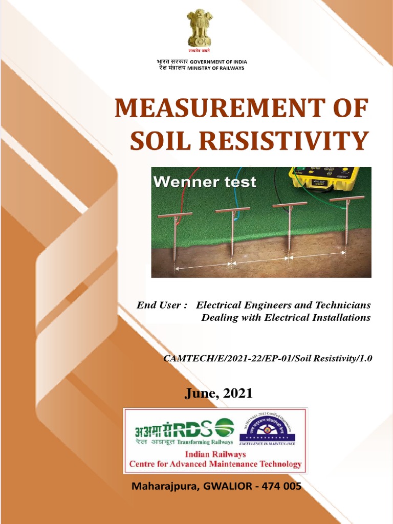 Soil Resistivity Measurement Methods | PDF | Electrical Resistivity And ...