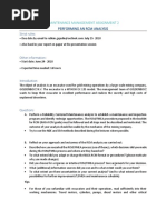 Maintenance Management Assignment 2: Performing An RCM Analysis