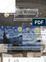 Creative Writing: Presented By: Edgar M. Requiron JR