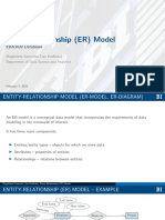 Entity-Relationship (ER) Model: EBA3420 Databases