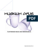 Mugnum Opus Business Plan