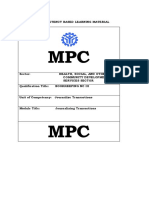 CBLM On Bookkeeping NC Iii Prepare Financial Statements Document No. MPC 16-0021 Issued By: MPC-16-0021 Revision #00