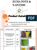 BAGEECHA POTS & PLANTERS Product Catalogue