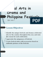Visual Arts in Drama and Philippine Festivals
