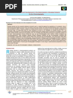 A Review On Recent Developments in The Determination of Residual Solvents by Gas Chromatography