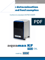 Water Determination in Oil and Fuel Samples: KF Max