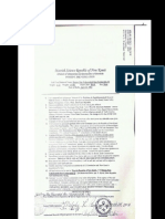 Affidavit of Citizenship and Declaration of Domicile