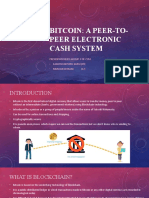 Bitcoin: A Peer-to-Peer Electronic Cash System Presentation