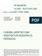 Kelompok 4 Arsitektur Modern Functionalism', Rationalism' Dan Cubism' (1900-1940)