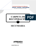 Carpeta de Recuperación 1º de Secundaria