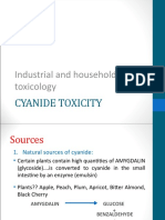 Industrial and Household Toxicology: Cyanide Toxicity