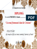 Diploma PREMIUL 1