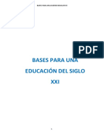 Bases para Una Educación Del Siglo XXI