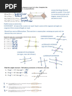 CLASS NOTES Geometry