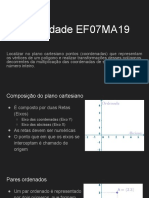 Pares ordenados, coordenadas e transformações de polígonos no plano cartesiano