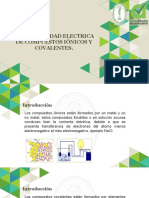 CONDUCTIVIDAD ELECTRICA DE COMPUESTOS IÓNICOS Y COVALENTES Listo