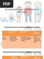 Developmental Stages in Middle and Late Adolescence PERDEV L2