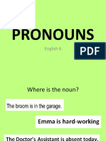 Pronouns: English 6