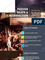 Passion Death & Resurrection: The Paschal Mystery of Jesus
